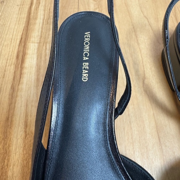Veronica Beard Women's Black Cecile Leather Slingback Flats
Size 11 - NWT - Picture 6 of 9